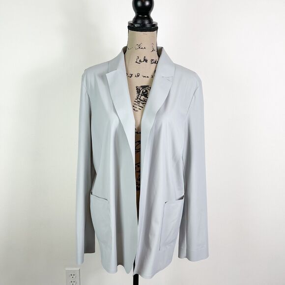 Gray Travel Open Front Blazer Size M - Picture 1 of 3